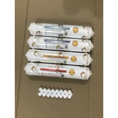 Bộ 4 Lõi Lọc Geyser 5678 Chính Hãng - Thay Thế Máy Lọc Nước Nano, RO Đảm Bảo Sức Khỏe Gia Đình, Chống Tái Nhiễm Khuẩn