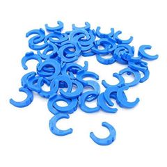 Combo 10 Phe Cài Dây 6mm và 10mm - Giữ Cố Định Đầu Gim Cắm Dây Cho Máy Lọc Nước RO, NANO - Chất Liệu Nhựa, Màu Xanh