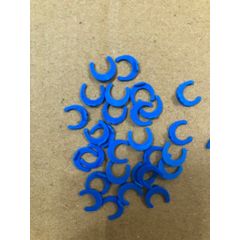 Combo 10 Phe Cài Dây 6mm và 10mm - Giữ Cố Định Đầu Gim Cắm Dây Cho Máy Lọc Nước RO, NANO - Chất Liệu Nhựa, Màu Xanh