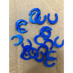 Combo 10 Phe Cài Dây 6mm và 10mm - Giữ Cố Định Đầu Gim Cắm Dây Cho Máy Lọc Nước RO, NANO - Chất Liệu Nhựa, Màu Xanh