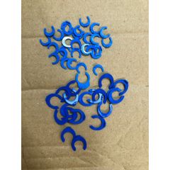 Combo 10 Phe Cài Dây 6mm và 10mm - Giữ Cố Định Đầu Gim Cắm Dây Cho Máy Lọc Nước RO, NANO - Chất Liệu Nhựa, Màu Xanh