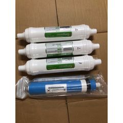 Bộ 4 Lõi Lọc Nước KANGAROO Chính Hãng - Thay Thế Máy Lọc KG100ES1, RO 2012-100G, Lọc Cặn Bẩn và Tạp Chất Xuất Sắc