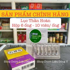 Lục Thần Hoàn Liu Shen Wan - Hỗ Trợ Thải Độc Tố - Hộp 6 Ống Hạt Cải Chất Lượng Cao, Giảm Sưng Đau, An Toàn Cho Trẻ Em và Người Lớn