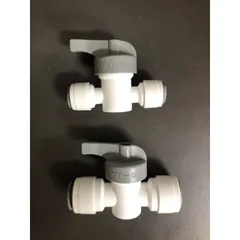 Van Khoá Ngang - Van Xả Nước Hai Đầu Nối Nhanh Dây Phi 6mm/10mm cho Máy Lọc Nước, Chống Rò Rỉ, Kiểm Soát Nguồn Nước