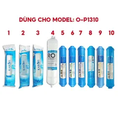Bộ 10 Lõi Lọc Nước KAROFI Chất Lượng Cao - Thay Thế Máy Lọc Nước Optimus O-P1310 - Bảo Vệ Sức Khỏe Gia Đình