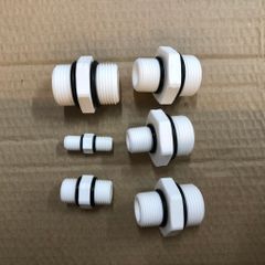 Nối Thẳng Cốc Lọc R.O, Nano 13, 21, 27, 34mm - Phụ Kiện Nhựa Cao Cấp Có Gioăng, Tiện Lợi Cho Hệ Thống Lọc Nước