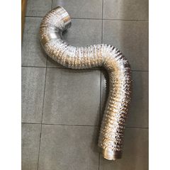 Ống bạc mềm 2 Mét phi 150mm - Ống thông gió hút mùi, hút khói cho bếp, phòng tắm, máy hút mùi hiệu quả, dễ lắp đặt