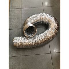 Ống bạc mềm 2 Mét phi 150mm - Ống thông gió hút mùi, hút khói cho bếp, phòng tắm, máy hút mùi hiệu quả, dễ lắp đặt