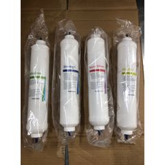 Bộ 4 Lõi Lọc Nước TOSHIBA - Maifan, Alkaline, 3 Trong 1, Nano Silver - Phụ Kiện Chính Hãng Cho Máy Lọc Nước ặp cho Toshiba