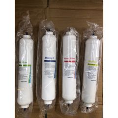 Bộ 4 Lõi Lọc Nước TOSHIBA - Maifan, Alkaline, 3 Trong 1, Nano Silver - Phụ Kiện Chính Hãng Cho Máy Lọc Nước ặp cho Toshiba