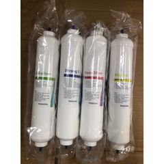 Bộ 4 Lõi Lọc Nước TOSHIBA - Maifan, Alkaline, 3 Trong 1, Nano Silver - Phụ Kiện Chính Hãng Cho Máy Lọc Nước ặp cho Toshiba