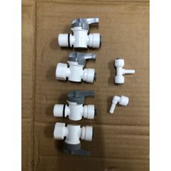 Khóa Cấp Nước 21mm - Đầu Ra Nối Nhanh 6mm và 10mm - Thiết Bị Dùng Cho Máy Lọc Nước RO và Nano