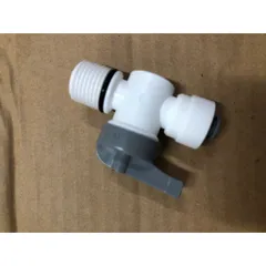 Khóa Cấp Nước 21mm - Đầu Ra Nối Nhanh 6mm và 10mm - Thiết Bị Dùng Cho Máy Lọc Nước RO và Nano
