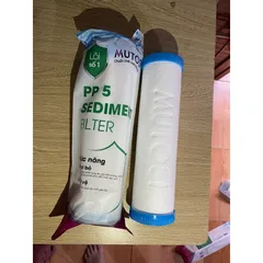 Lõi Lọc Nước Mutosi PP5 Micron Chính Hãng - Bảo Vệ Sức Khỏe, Loại Bỏ Tạp Chất, Thời Gian Sử Dụng 3-6 Tháng