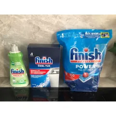 Bộ Sản Phẩm Finish - [Viên - Muối - Bóng] - Sử dụng cho các máy rửa chén