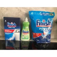 Bộ Sản Phẩm Finish - [Viên - Muối - Bóng] - Sử dụng cho các máy rửa chén