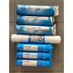 Bộ 10 Lõi Lọc Nước KAROFI Chính Hãng - Thay Thế Model KAQ-O07, Hiệu Suất Cao, Lọc Sạch Nước Uống An Toàn