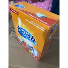 Viên rửa bát SOFISH 120 viên - Hàng chính hãng, hiệu quả làm sạch vượt trội cho máy rửa chén Bosch, Teka, Hafele và nhiều thương hiệu khác