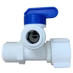 Van Khóa Cấp Nước RO - Thiết Bị Cấp Nước Cho Máy Lọc Nước Nano, Hỗ Trợ Đóng/Mở Nguồn Nước 21mm, Dụng Cụ Tiện Ích