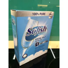 Hộp Viên Rửa Bát Sofish 50 Viên - Muối 1kg & Nước Làm Bóng 500ml - Dùng Cho Máy Rửa Bát Bosch, Hafele, Fagor, Teka