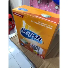 Hộp Viên Rửa Bát Sofish 50 Viên - Muối 1kg & Nước Làm Bóng 500ml - Dùng Cho Máy Rửa Bát Bosch, Hafele, Fagor, Teka