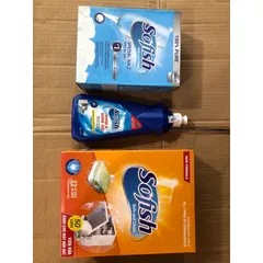 Hộp Viên Rửa Bát Sofish 50 Viên - Muối 1kg & Nước Làm Bóng 500ml - Dùng Cho Máy Rửa Bát Bosch, Hafele, Fagor, Teka