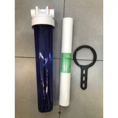 CỐC LỌC THÔ 20 INCH (KÈM LÕI) - REN TRONG 27 - Loại bỏ các cặn bẩn, tạp chất, rỉ sắt, bùn đất , Có kích thước >5 micron