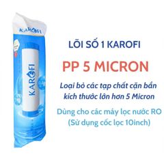 Lõi 1,2,3 KAROFI Chính Hãng - Bộ Lọc Nước Cao Cấp Dùng Cho Model OP1310, SS038, U05, U16, D52, P95 - Thay Thế An Toàn 12 Tháng