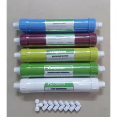 Bộ 5 Lõi Lọc Nước KANGAROO 56789 Chính Hãng - Nano Silver, Ceramic, Alkaline, Maifan, ORP - Cung Cấp Khoáng Chất Cho Nước Uống Sạch