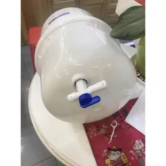 Bình Áp Nhựa 3.2G Dung Tích 7L Cho Máy Lọc Nước R.O - Tặng Kèm Van Bình Áp Siêu Bền, Chuyên Dùng Thay Thế