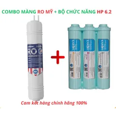 Bộ 2 Sản Phẩm Lọc Nước KAROFI - Cụm Lõi Smax HP 6.2 & Màng RO 100 GPD Purifim Chính Hãng USA - Nước Sạch, An Toàn, Khỏe Mạnh