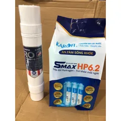 Bộ 2 Sản Phẩm Lọc Nước KAROFI - Cụm Lõi Smax HP 6.2 & Màng RO 100 GPD Purifim Chính Hãng USA - Nước Sạch, An Toàn, Khỏe Mạnh
