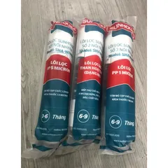 Bộ 3 Lõi Đúc 123 Sunhouse - Lõi Lọc Nước Chính Hãng Cho Máy SHA76214CK-S, SHA76215CK, Đảm Bảo An Toàn Nước Uống