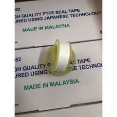 Băng Keo Non TOMBO 9082 - Chất Liệu PTFE, Chống Rò Rỉ, Dùng Quấn Ống Nước và Ống Nhựa - 10 Mét, Màu Trắng, Vỏ Xanh Dương