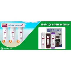 [COBBO] Bộ 3 Lõi lọc dùng thay thế cho máy lọc nước Nano Geyser Ecotar 6 - Hàng chính hãng nhập khẩu LB Nga