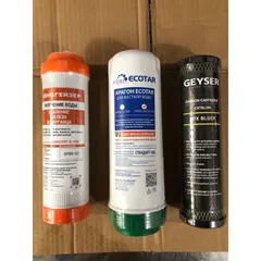 Bộ 3 Lõi Lọc GEYSER Chính Hãng - Thay Thế Cho Máy Lọc Nước Geyser Ecotar 5 - Lọc Nước Sạch An Toàn
