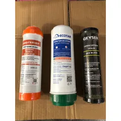 Bộ 3 Lõi Lọc GEYSER Chính Hãng - Thay Thế Cho Máy Lọc Nước Geyser Ecotar 5 - Lọc Nước Sạch An Toàn