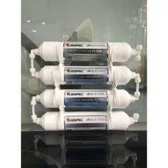 Combo 4 Lõi Lọc Khoáng 5678 JENPEC - Hàng Chính Hãng, Tạo Khoáng Chất, Khử Mùi, Cải Thiện Nước Uống, Duy Trì Sức Khỏe