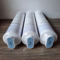 Bộ 3 Lõi Lọc Đúc 123 KANGAROO Chính Hãng - Thay Thế Cho Máy Ion Kiềm KG100HU - Loại Bỏ Tạp Chất Hiệu Quả
