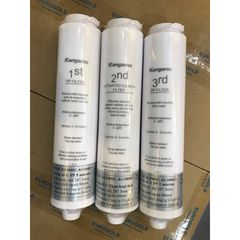 Bộ 3 Lõi Lọc Đúc 123 KANGAROO Chính Hãng - Thay Thế Cho Máy Ion Kiềm KG100HU - Loại Bỏ Tạp Chất Hiệu Quả