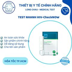 Công cụ test HIV CheckNow Chính hãng Abbott - Test nhanh tại nhà, dễ sử dụng, bảo mật thông tin cá nhân, xuất xứ Mỹ