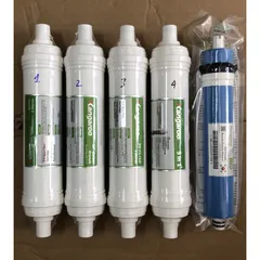 Bộ 5 Lõi Lọc Đúc Kangaroo Chính Hãng - Thay Thế Model KG100ES1 - Lọc Nước Sạch, An Toàn Cho Gia Đình