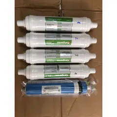 Bộ 5 Lõi Lọc Đúc Kangaroo Chính Hãng - Thay Thế Model KG100ES1 - Lọc Nước Sạch, An Toàn Cho Gia Đình