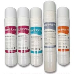 Bộ 5 Lõi Lọc Nước KORIHOME Chính Hãng - Giúp Loại Bỏ Virus, Vi Khuẩn - Phù Hợp Với Các Máy Lọc Koriihome WPK-812, WPK-816, WPK-838, WPK-601-W