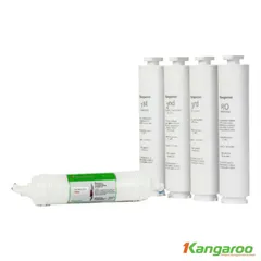 Bộ 5 Lõi Đúc 12345 KANGAROO - Hàng Chính Hãng Cho Máy Lọc Nước Hydrogen Ion Kiềm - Chuẩn Chất Lượng Cao