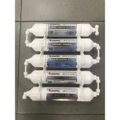 Bộ 5 Lõi Lọc Nước Chức Năng JENPEC 56789 - Hàng Chính Hãng, Cung Cấp Khoáng và Đảm Bảo Nguồn Nước Sạch, An Toàn
