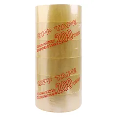 Lốc 6 Cuộn Băng Keo Trong 200 Yard - Băng Dính Siêu Dính Chất Lượng Cao, Đóng Gói Hàng Hóa Bền Bỉ - 2KG Việt Nam