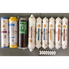 Bộ 9 Lõi Lọc Nước Geysey 123456789 Chính Hãng - Thay Thế Dùng Cho Máy Geyser TK, ECO, GK - Lọc Sạch, Bảo Vệ Sức Khỏe Gia Đình