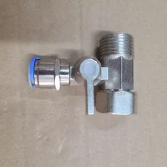 Van Khóa Cấp Nước Thép Cao Cấp cho Máy Lọc RO & Nano - Van Đóng Ngắt Nước Tiện Lợi, Dụng Cụ Hữu Ích Cho Gia Đình