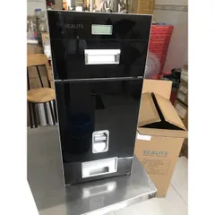 Thùng gạo điện tử gương Ecalite EL-RC300B - Thiết kế hiện đại, nắp đậy kín đáo, công nghệ đong gạo thông minh, sức chứa 15 kg